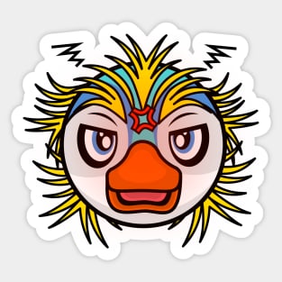 Angry Super Penguin Sticker